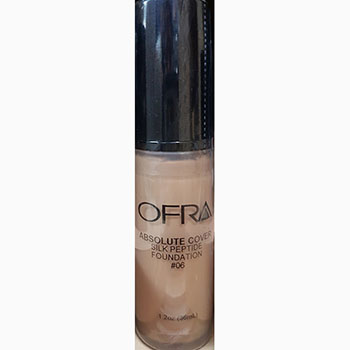 Ofra makeup absolute cover silk peptide foundation no.6 1.2Oz 36ml